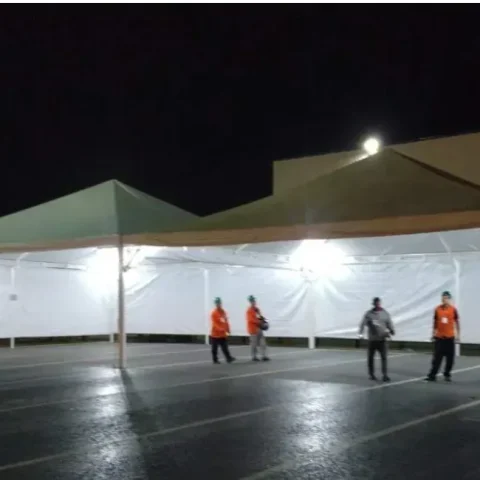 Montagem industrial da Toldos PE